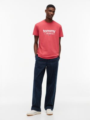 Мужские футболки Tommy Hilfiger Tommy Jeans Logo Slim Fit T-Shirt — фото 2
