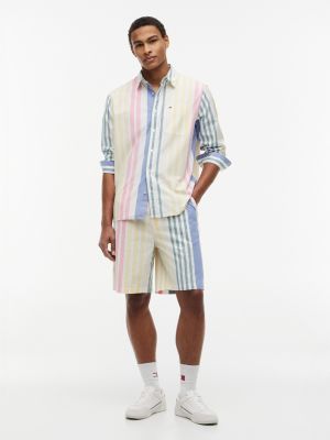Мужские джинсы Tommy Hilfiger Tommy Jeans Striped Oxford Short — фото 2