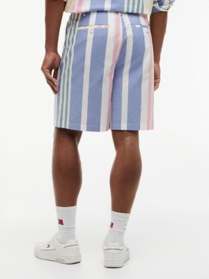 Мужские джинсы Tommy Hilfiger Tommy Jeans Striped Oxford Short — фото 4