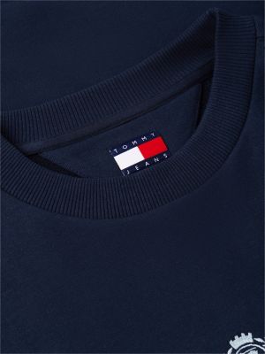 Мужские джинсы Tommy Hilfiger Tommy Jeans Multi-Crest Logo Sweatshirt — фото 6