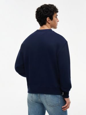 Мужские джинсы Tommy Hilfiger Tommy Jeans Multi-Crest Logo Sweatshirt — фото 4