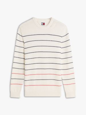 Мужские джинсы Tommy Hilfiger Tommy Jeans Slim Fit Striped Sweater — фото 5