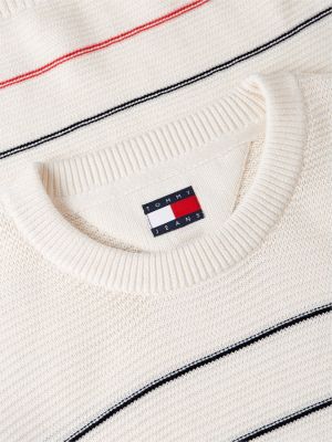 Мужские джинсы Tommy Hilfiger Tommy Jeans Slim Fit Striped Sweater — фото 6