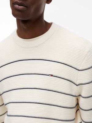 Мужские джинсы Tommy Hilfiger Tommy Jeans Slim Fit Striped Sweater — фото 3