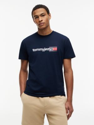 Tommy Jeans Logo T-Shirt, Dark Navy