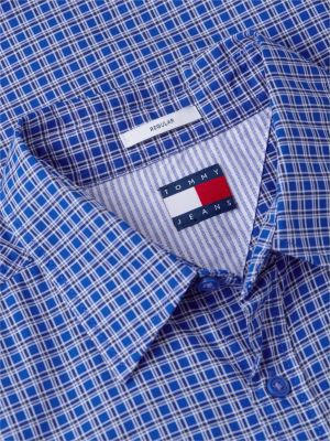 Мужские рубашки Tommy Hilfiger Tommy Jeans Regular Fit Twill Shirt — фото 6