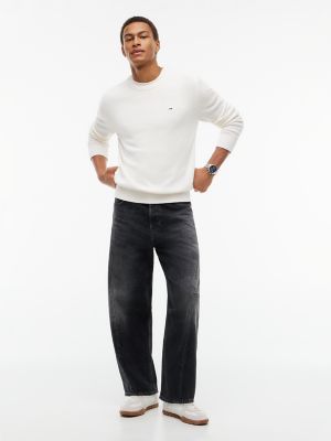 Мужские джинсы Tommy Jeans Lightweight Barrel Jean, цвет: Джинсовый чёрный — фото 2