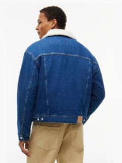 Tommy Jeans Archive Teddy Denim Jacket — Denim Blue 5