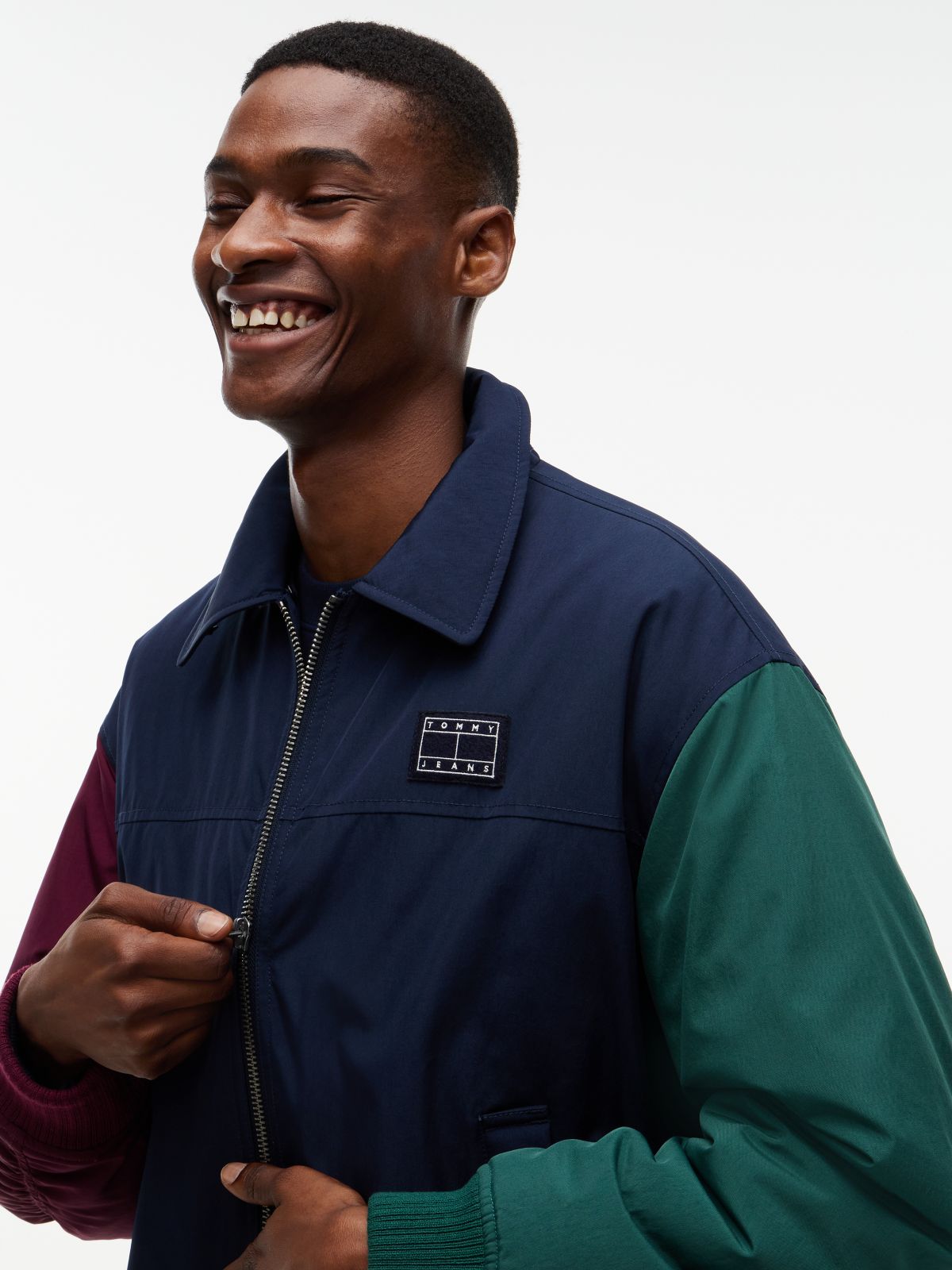 Tommy Jeans Relaxed Aviator Jacket — Dark Blue