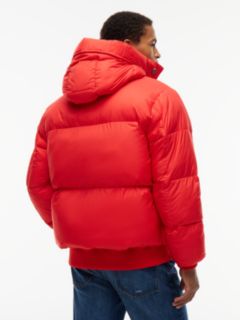 Tommy Jeans Hooded Utility Puffer Jacket — Scarlet Flare 5