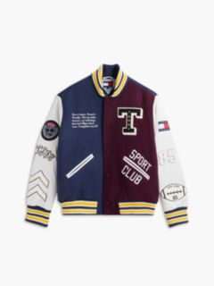 Tommy Jeans Wool-Blend Varsity Jacket — Dark Blue 6