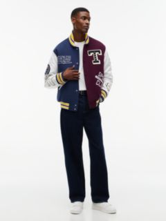Tommy Jeans Wool-Blend Varsity Jacket — Dark Blue 2