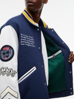 Tommy Jeans Wool-Blend Varsity Jacket — Dark Blue 4