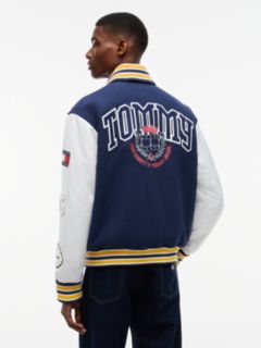 Tommy Jeans Wool-Blend Varsity Jacket — Dark Blue 5