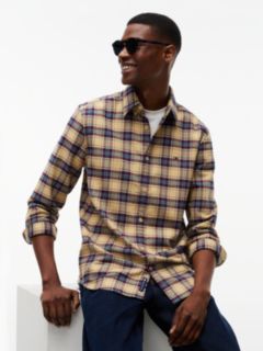 Tommy Jeans Brushed Check Flannel Shirt — Sandy Beige 3