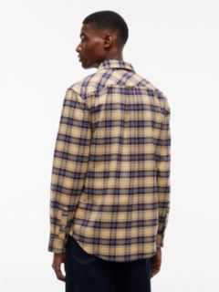 Tommy Jeans Brushed Check Flannel Shirt — Sandy Beige 4