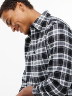 Tommy Jeans Brushed Check Flannel Shirt — Black 3