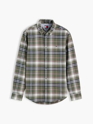 Мужская рубашка Tommy Jeans Brushed Check Flannel, цвет: Rocky Mountain — фото 5