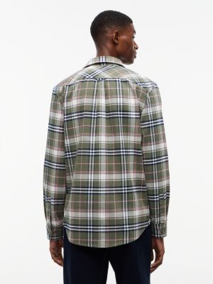 Мужская рубашка Tommy Jeans Brushed Check Flannel, цвет: Rocky Mountain — фото 4