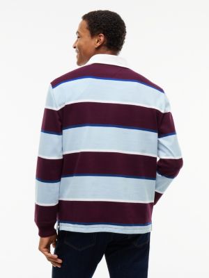 Мужские джинсы Tommy Hilfiger Tommy Jeans Relaxed Striped Rugby Polo — фото 4