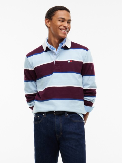 Мужские джинсы Tommy Hilfiger Tommy Jeans Relaxed Striped Rugby Polo
