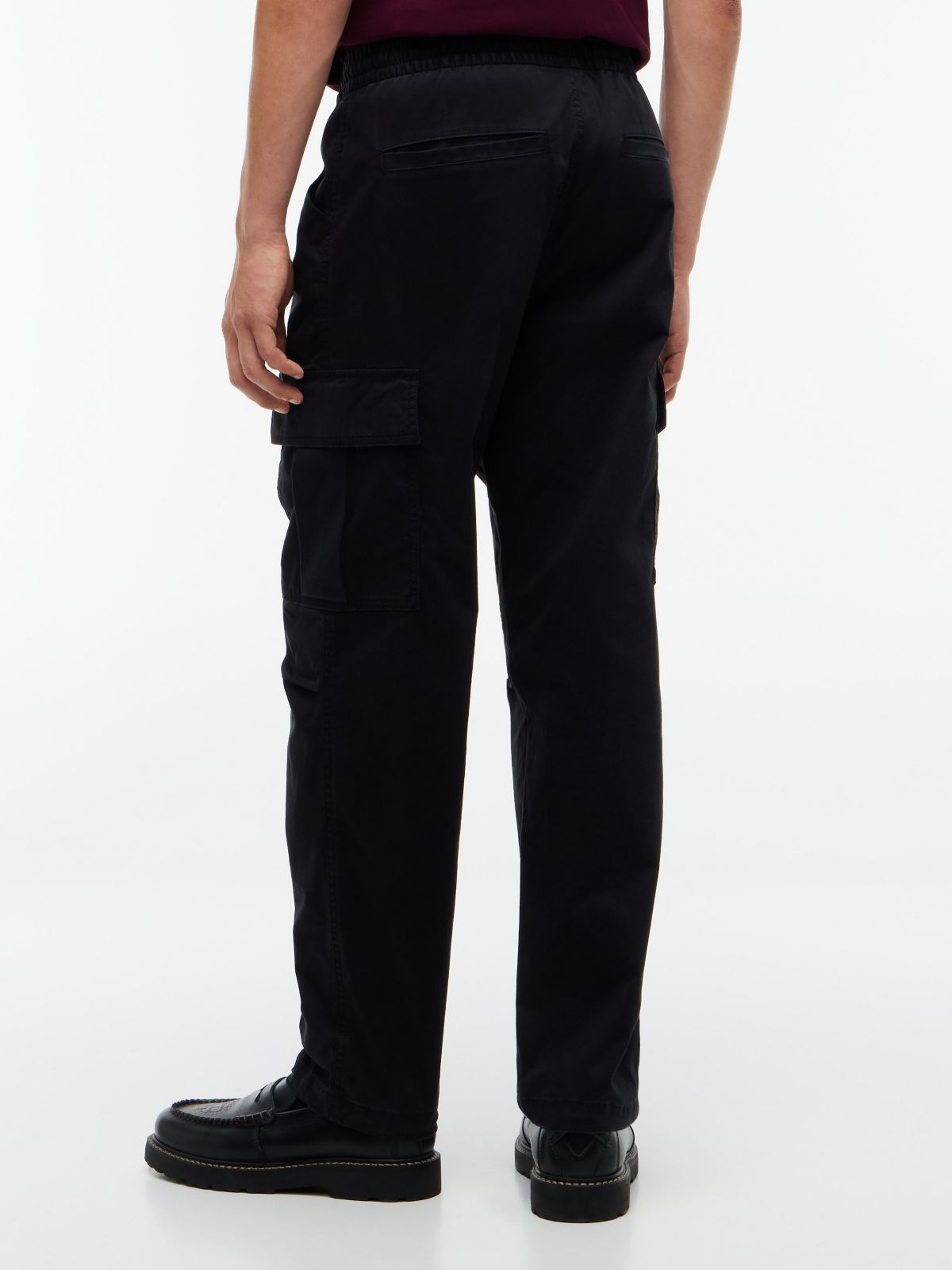 Tommy Jeans Tapered Cargo Jogger — Black