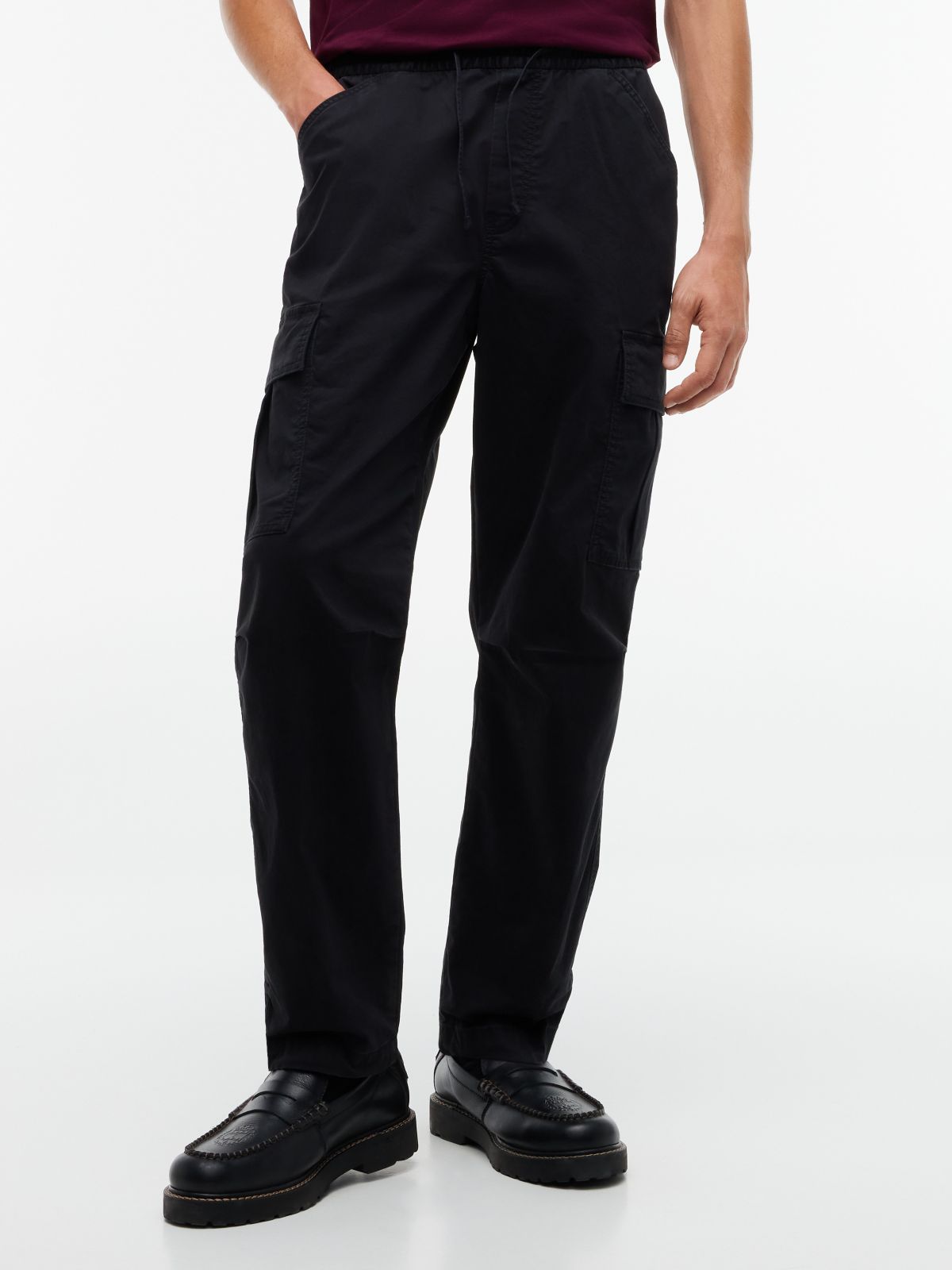 Tommy Jeans Tapered Cargo Jogger — Black