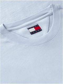 Tommy Jeans Wavy Flag Logo T-Shirt — Sky Blue 6