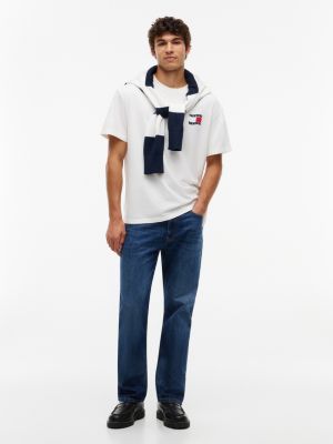 Мужские футболки Tommy Hilfiger Tommy Jeans Wavy Flag Logo T-Shirt — фото 2