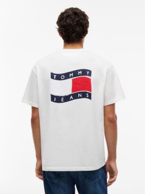 Мужские футболки Tommy Hilfiger Tommy Jeans Wavy Flag Logo T-Shirt — фото 4