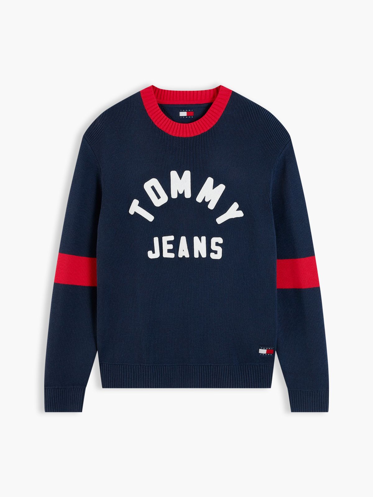 Tommy Jeans Varsity Tommy Logo Sweater — Dark Blue