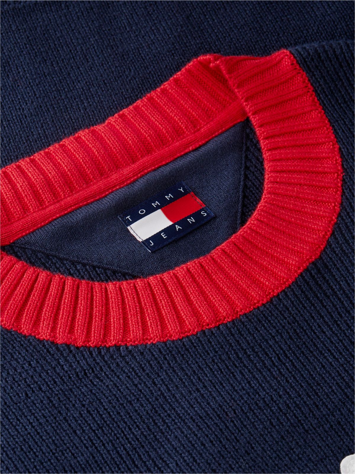 Tommy Jeans Varsity Tommy Logo Sweater — Dark Blue