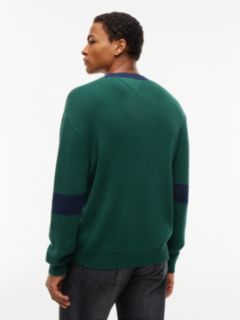Tommy Jeans Varsity Tommy Logo Sweater — Velvet Green 4