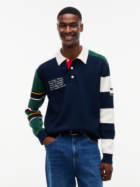 Мужские джинсы Tommy Hilfiger Tommy Jeans Colorblock Sweater Polo