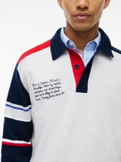 Tommy Jeans Colorblock Sweater Polo — Ice Grey 3
