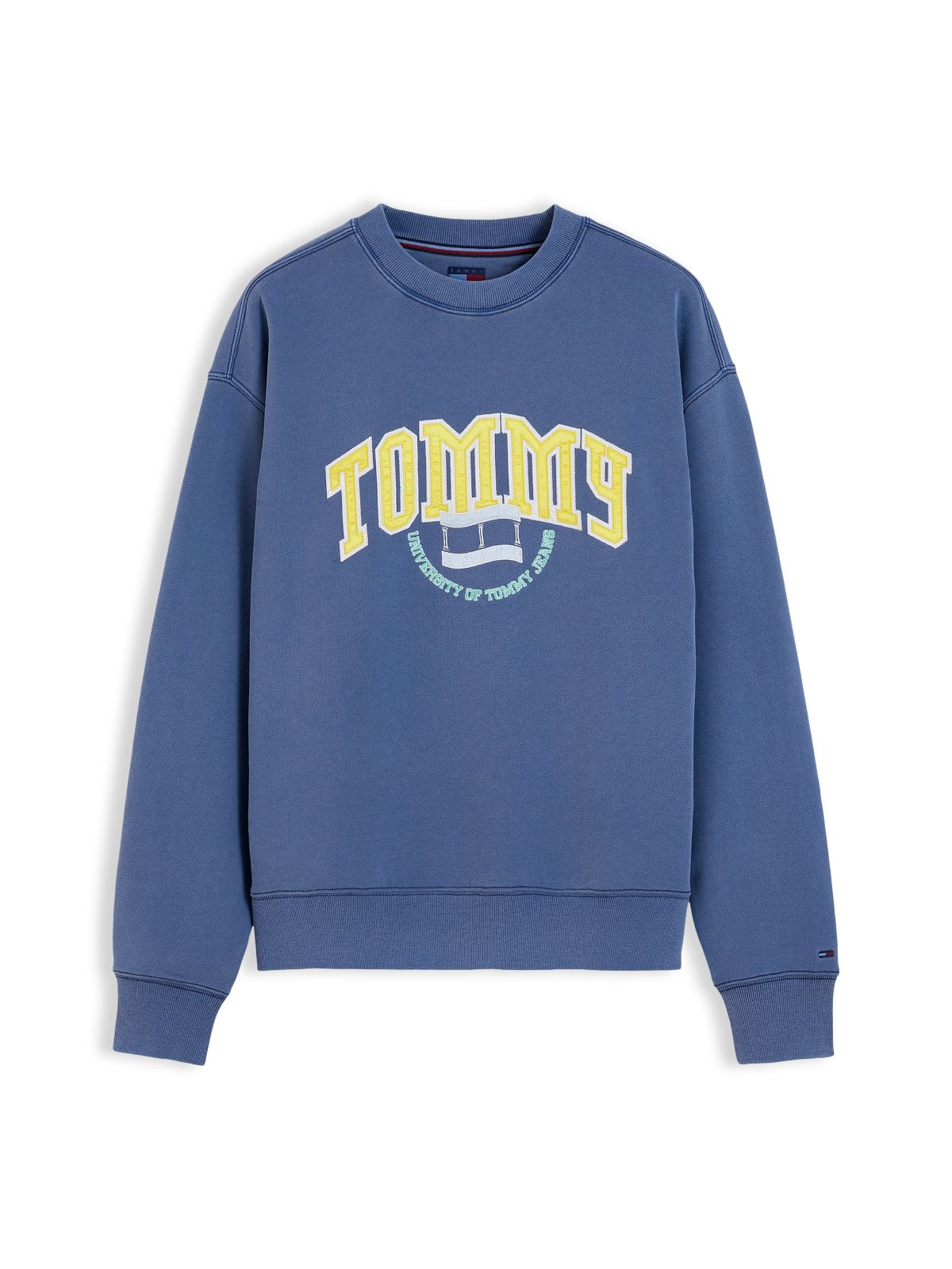 Tommy Jeans Garment-Dyed Sweatshirt — Dark Blue
