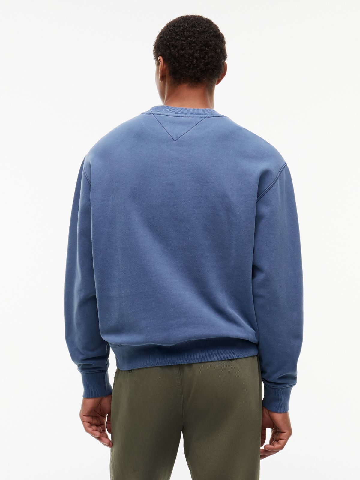 Tommy Jeans Garment-Dyed Sweatshirt — Dark Blue
