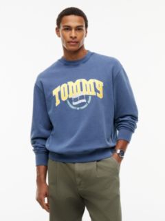 Tommy Jeans Garment-Dyed Sweatshirt — Dark Blue 1