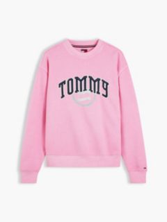 Tommy Jeans Garment-Dyed Sweatshirt — Rose Tea 5