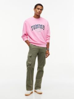 Tommy Jeans Garment-Dyed Sweatshirt — Rose Tea 2