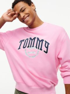 Tommy Jeans Garment-Dyed Sweatshirt — Rose Tea 3