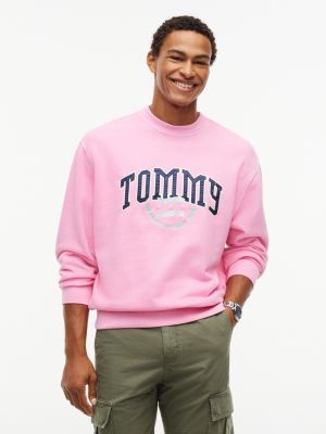 Tommy Jeans Garment-Dyed Sweatshirt, Rose Tea