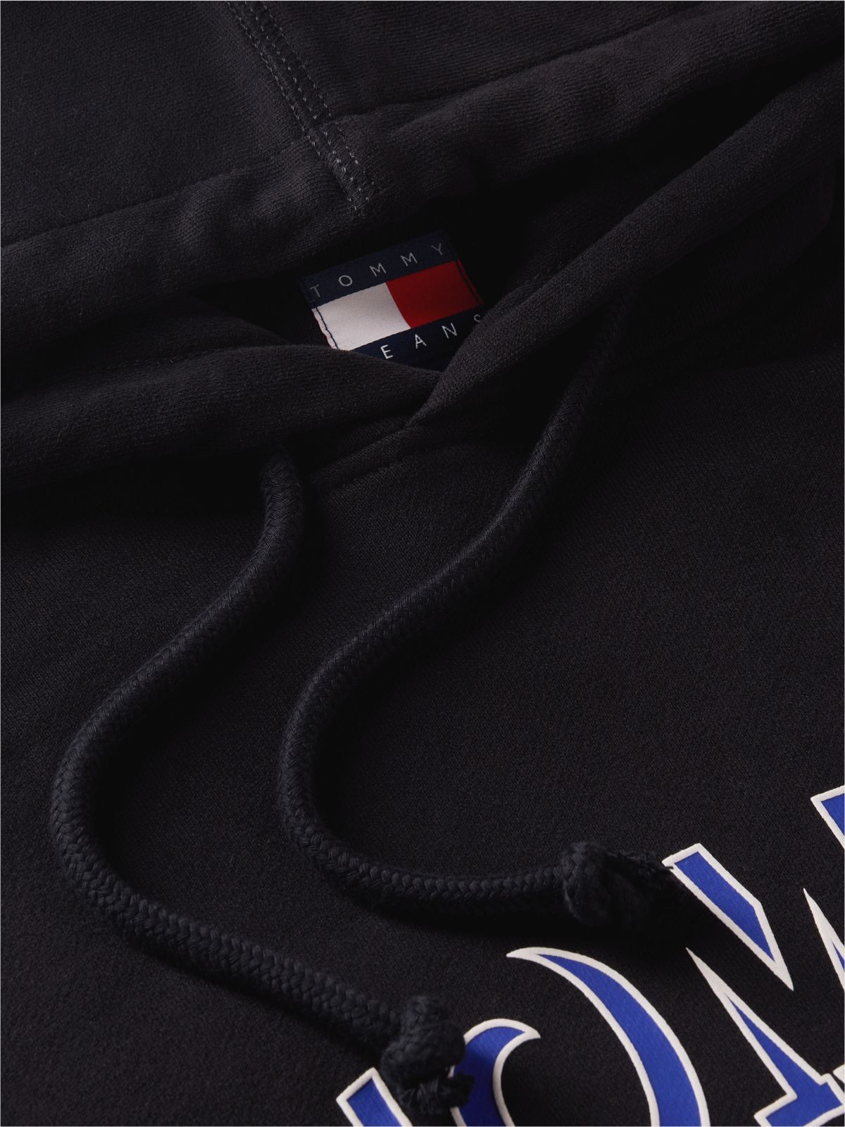 Tommy Jeans Shadow Logo Hoodie — Black