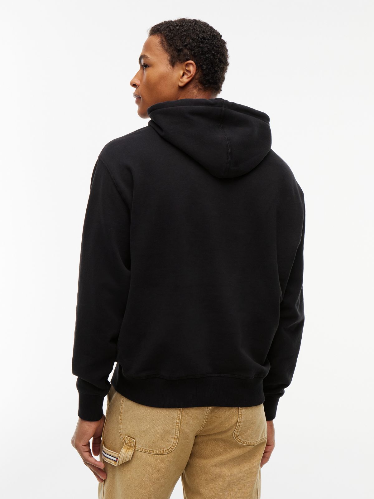 Tommy Jeans Shadow Logo Hoodie — Black
