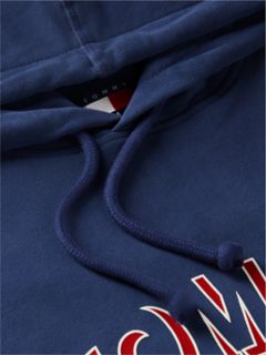 Tommy Jeans Shadow Logo Hoodie — Basic Navy 6