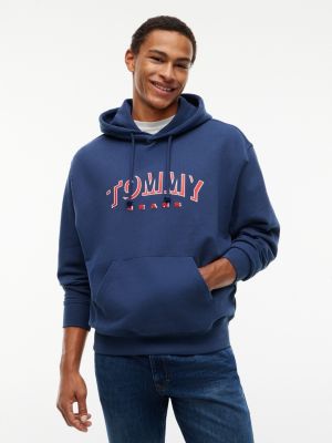 Tommy Jeans Shadow Logo Hoodie, Basic Navy