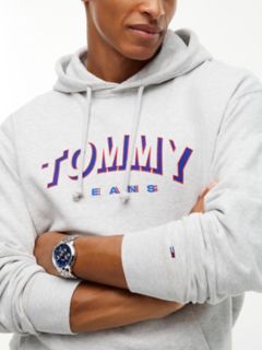 Tommy Jeans Shadow Logo Hoodie — Ice Grey Heather 3
