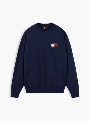 Мужские джинсы Tommy Hilfiger Tommy Jeans Wavy Flag Logo Sweatshirt — фото 5