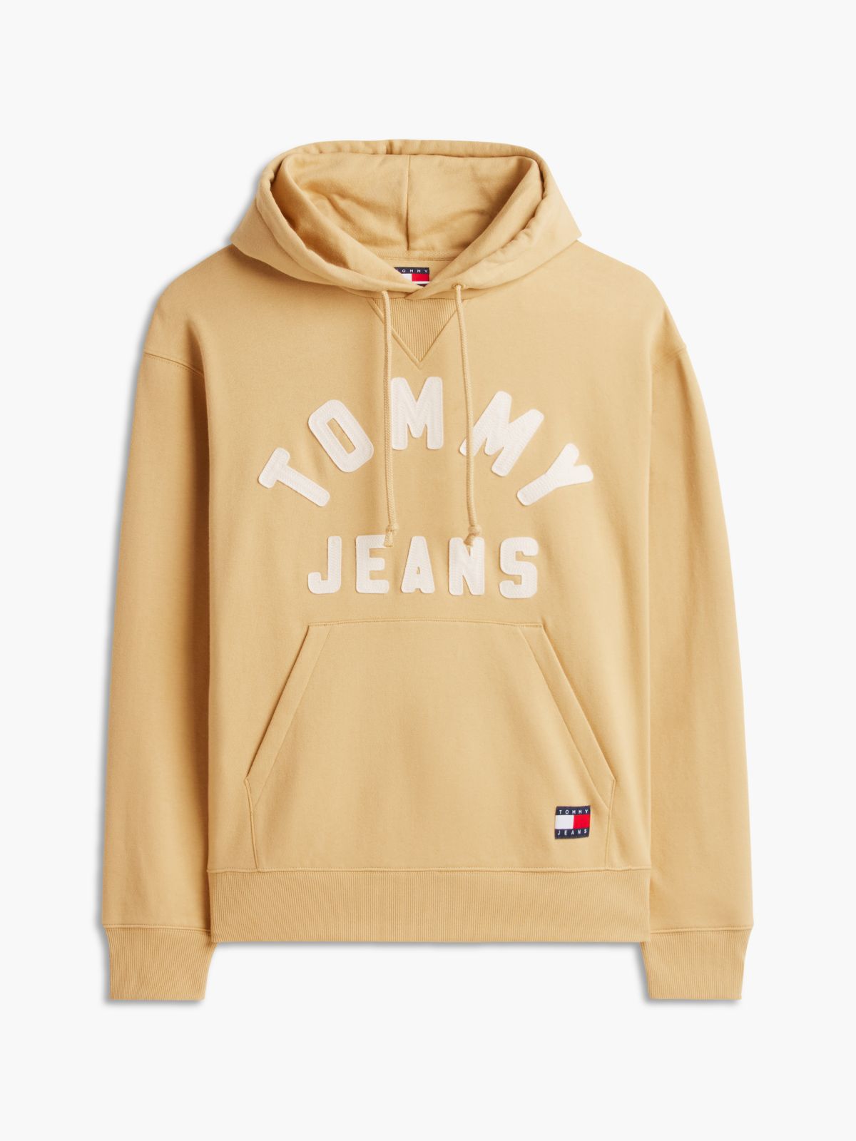 Tommy Jeans Tommy Arch Logo Hoodie — Sandy Beige
