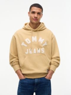 Tommy Jeans Tommy Arch Logo Hoodie — Sandy Beige 1